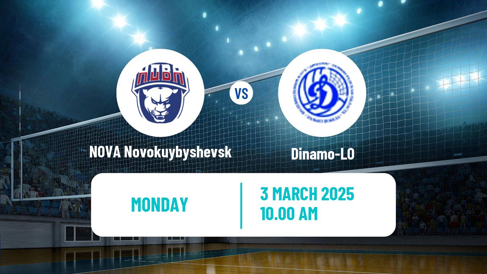 Volleyball Russian Super League Volleyball NOVA Novokuybyshevsk - Dinamo-LO