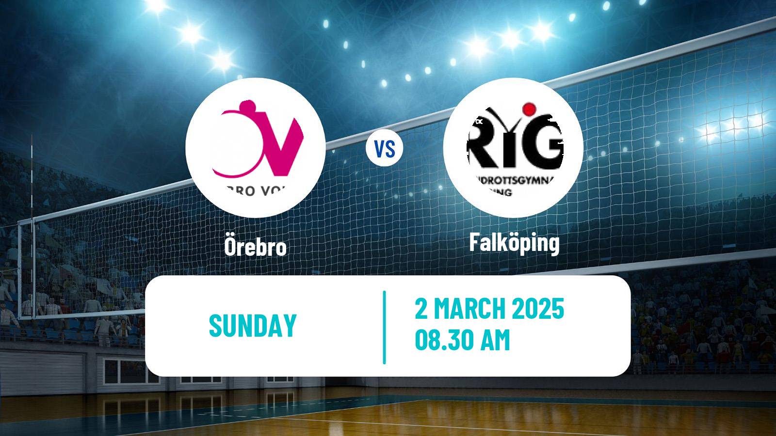 Volleyball Swedish Elitserien Volleyball Women Örebro - Falköping
