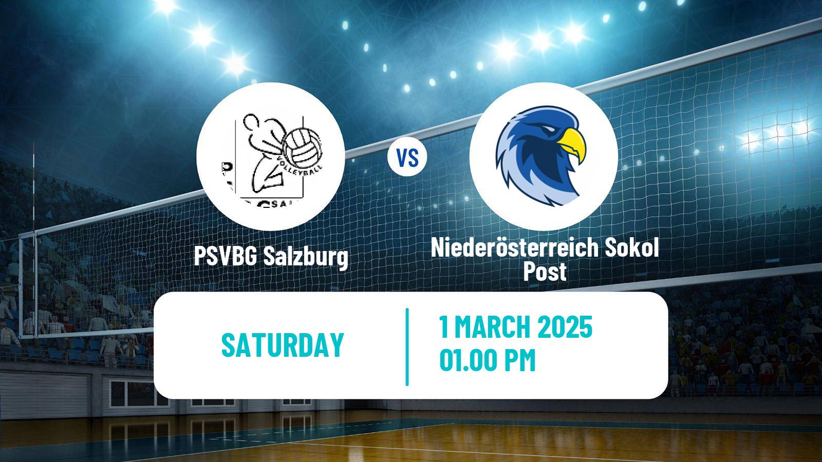 Volleyball Austrian Volley League Women PSVBG Salzburg - Niederösterreich Sokol Post