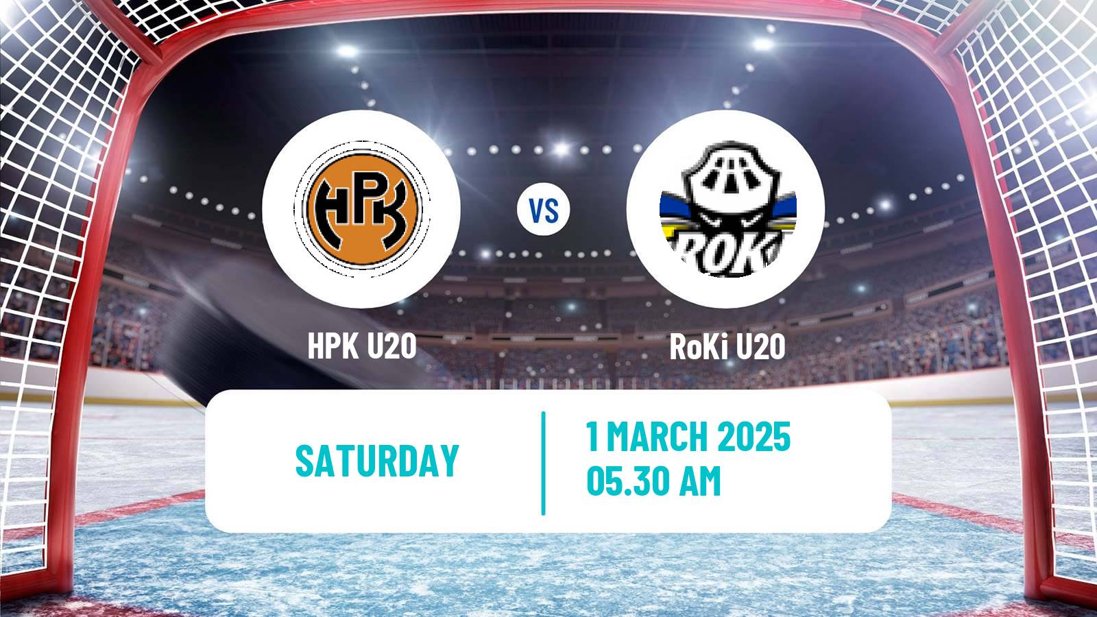 Hockey Finnish SM-sarja U20 HPK U20 - RoKi U20