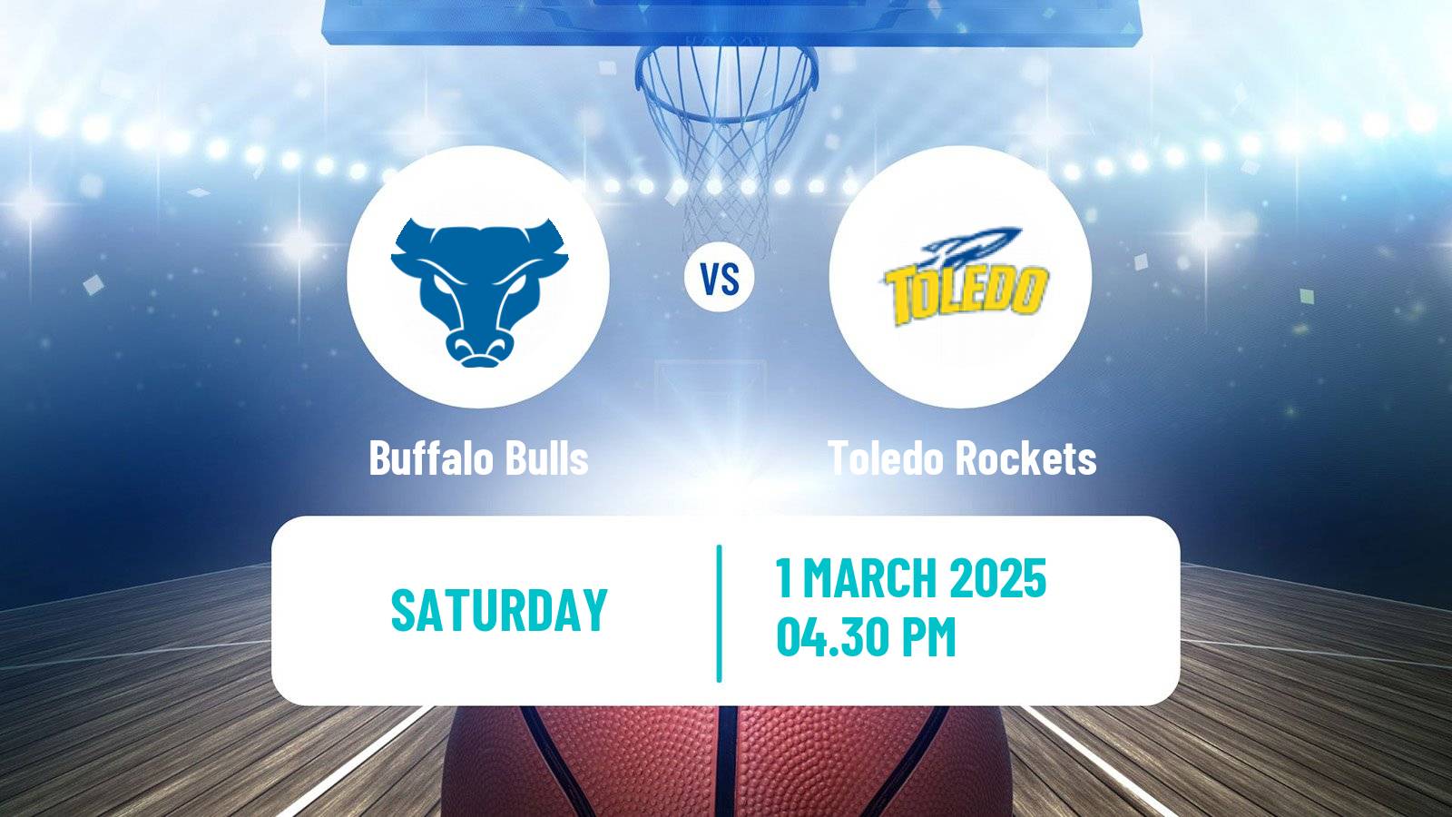 Basketball NCAA College Basketball Buffalo Bulls - Toledo Rockets