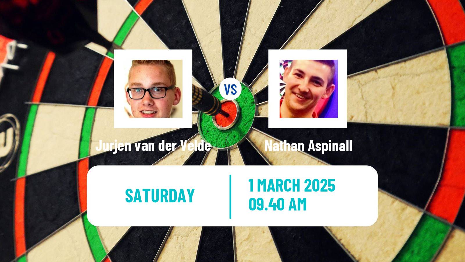 Darts Uk Open Jurjen van der Velde - Nathan Aspinall