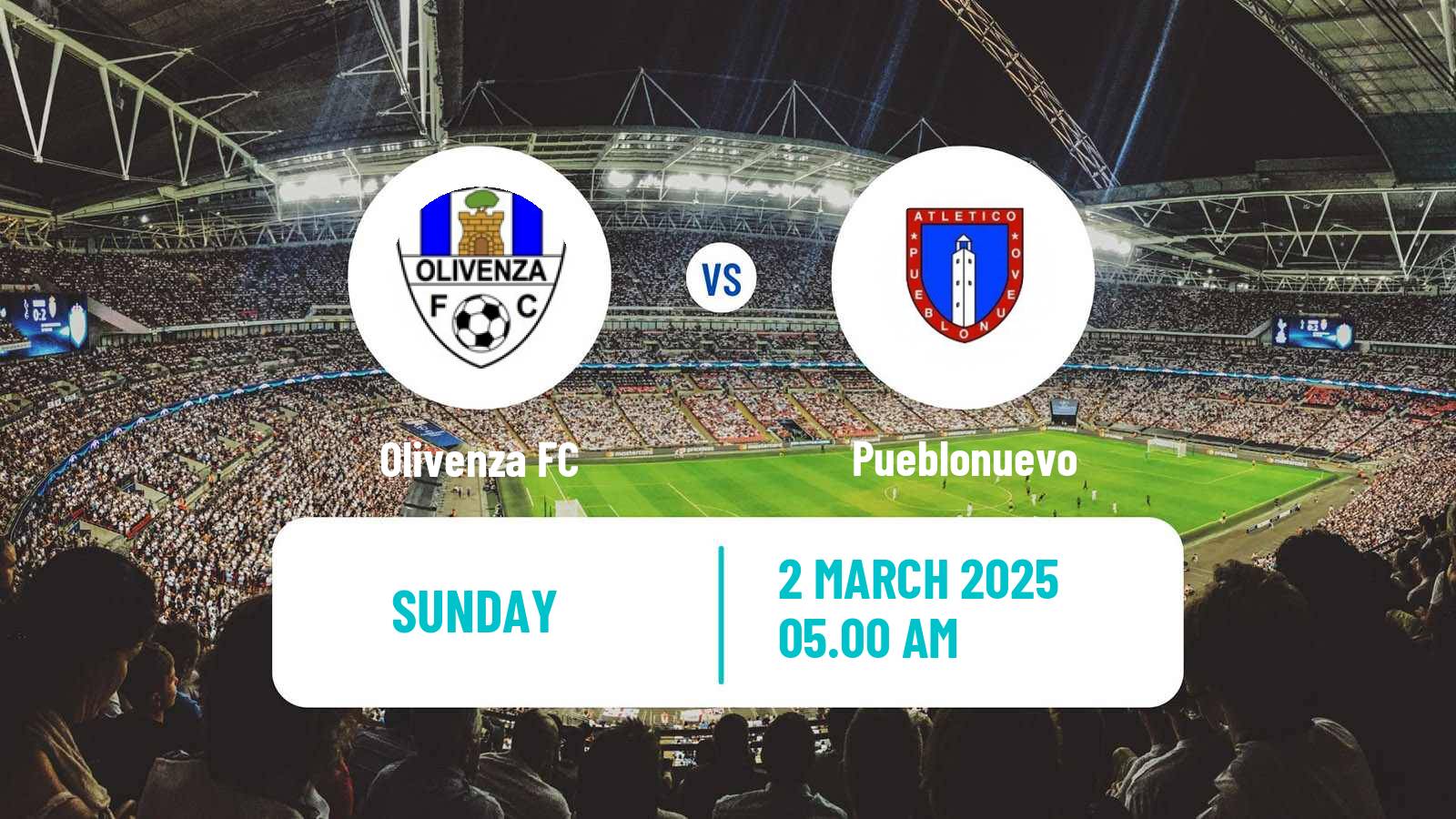 Soccer Spanish Tercera RFEF - Group 14 Olivenza - Pueblonuevo