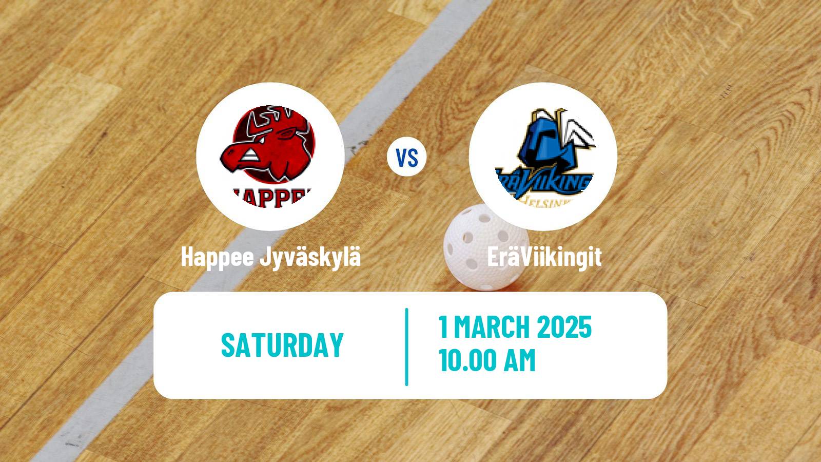 Floorball Finnish F-Liiga Happee Jyväskylä - EräViikingit