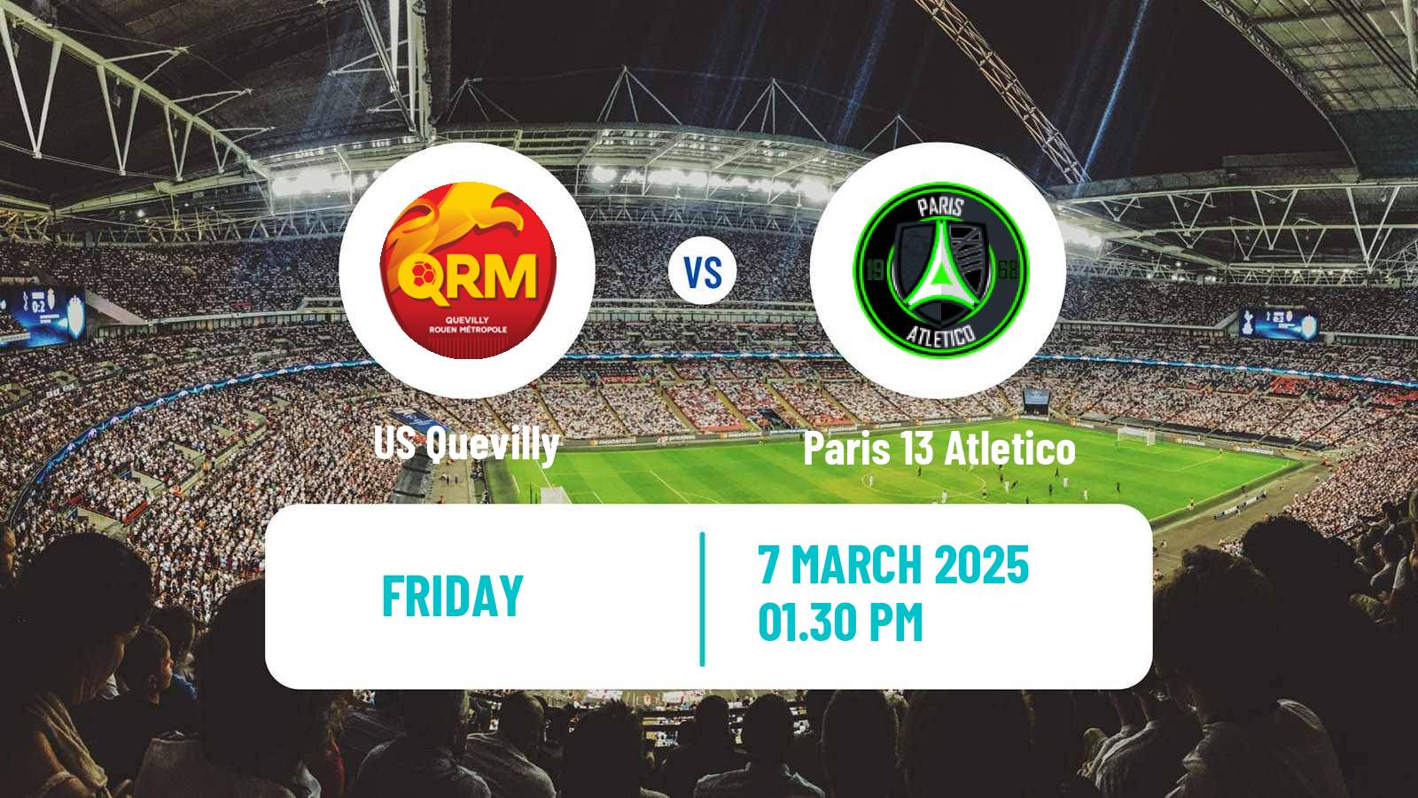 Soccer French National League Quevilly - Paris 13 Atletico