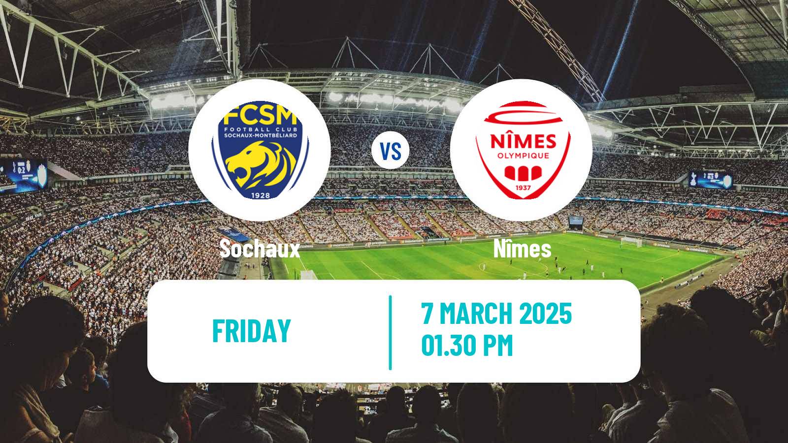 Soccer French National League Sochaux - Nîmes