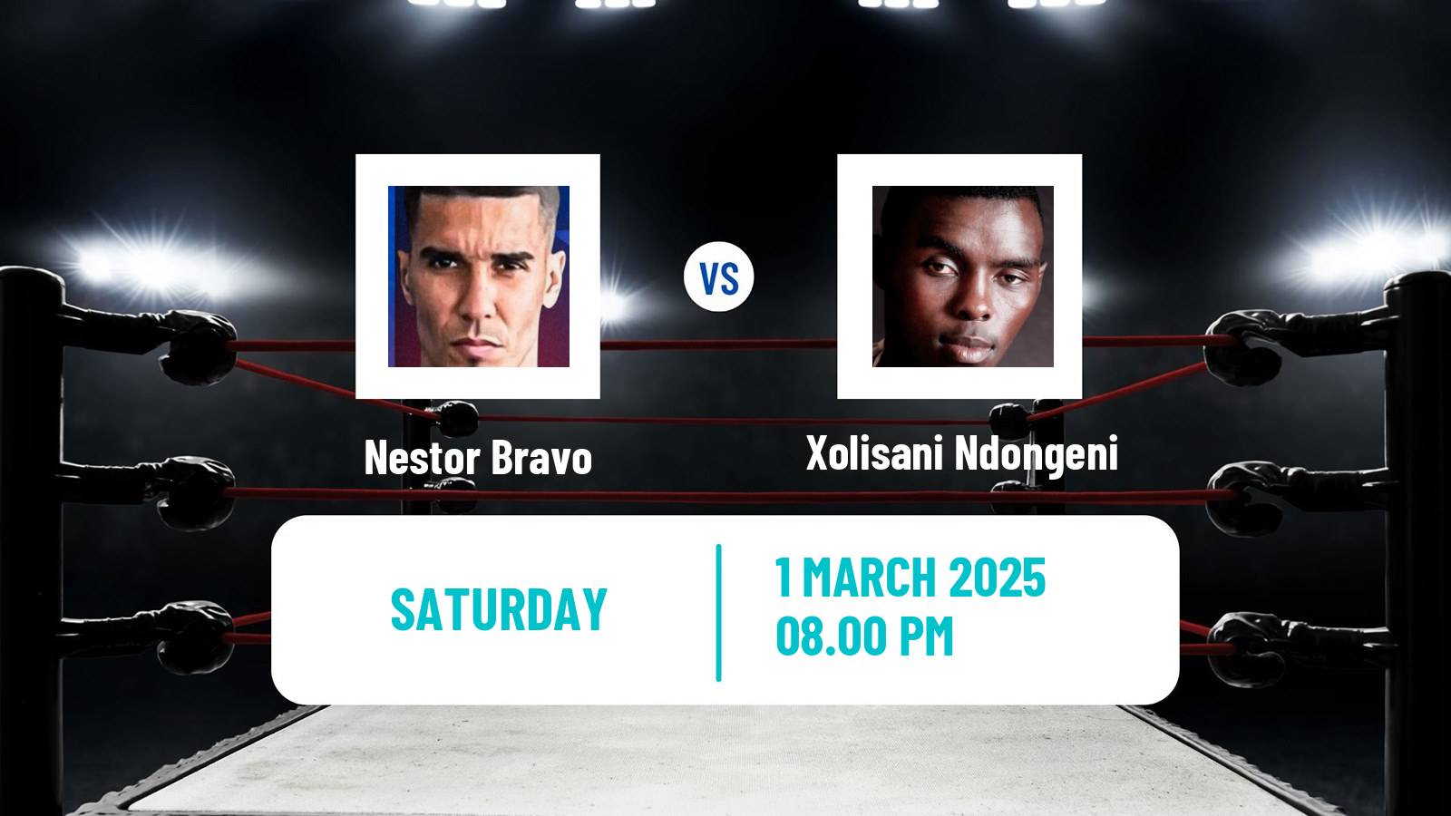 Boxing Super Lightweight Others Matches Men Nestor Bravo - Xolisani Ndongeni
