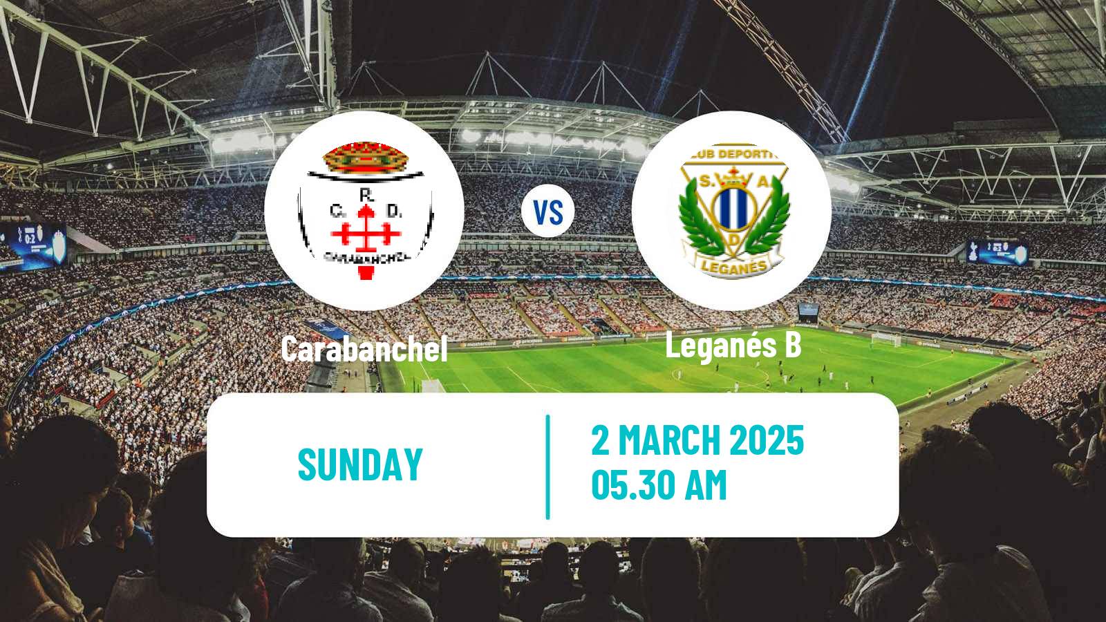 Soccer Spanish Tercera RFEF - Group 7 Carabanchel - Leganés B