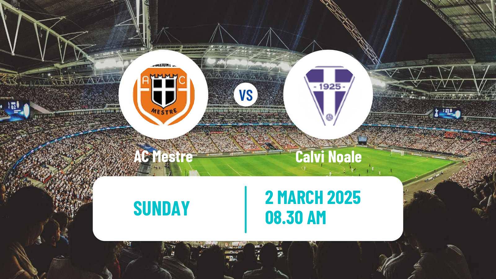 Soccer Italian Serie D - Group C Mestre - Calvi Noale
