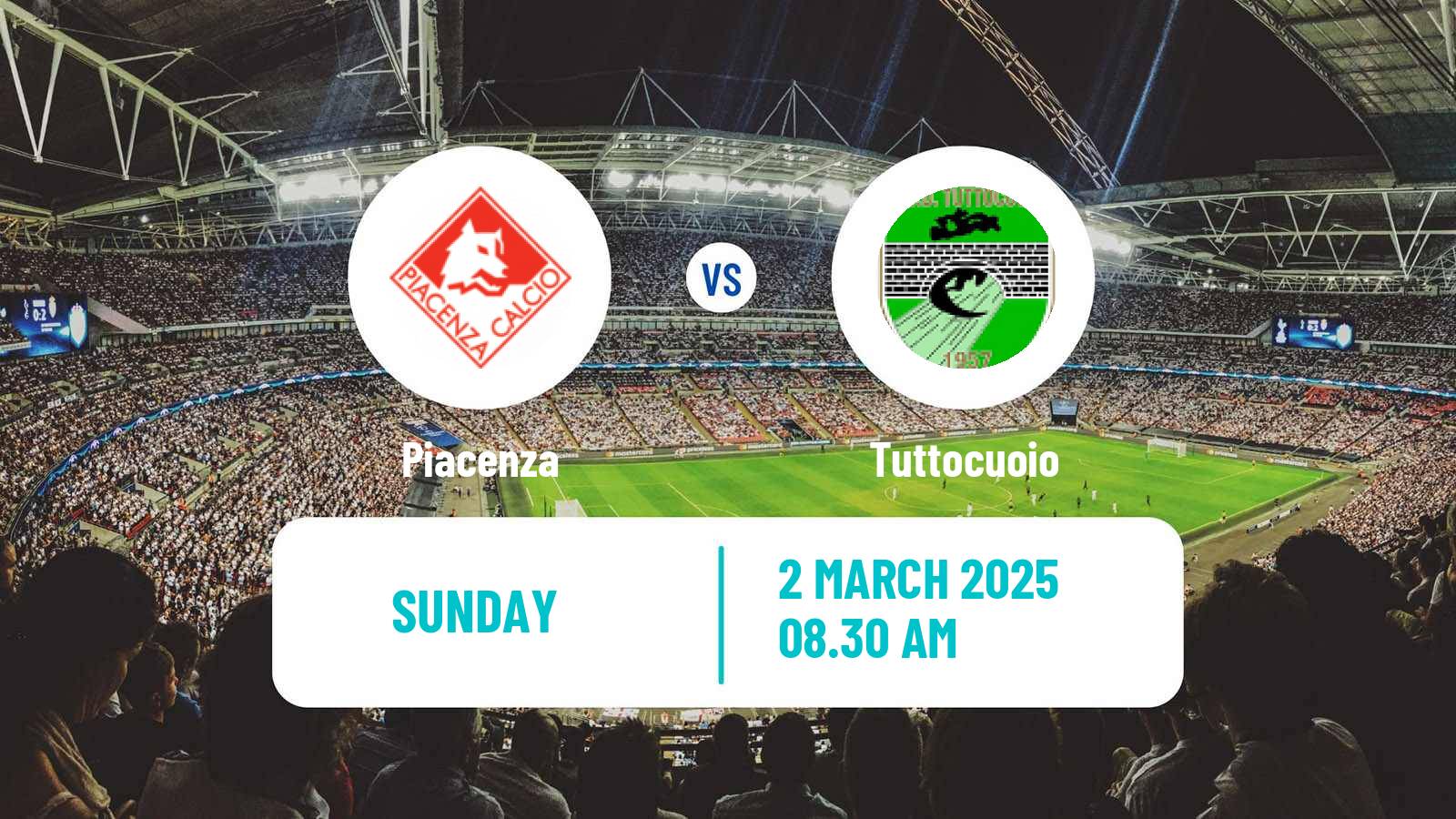 Soccer Italian Serie D - Group D Piacenza - Tuttocuoio