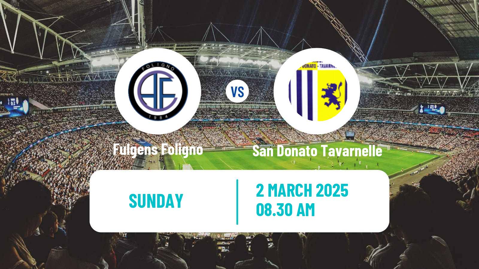 Soccer Italian Serie D - Group E Fulgens Foligno - San Donato Tavarnelle