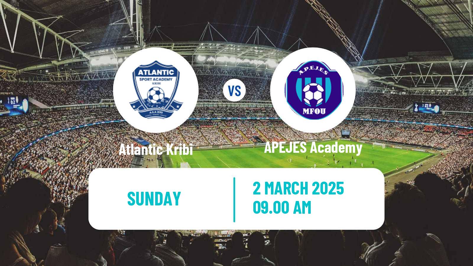 Soccer Cameroon Elite Two Atlantic Kribi - APEJES Academy