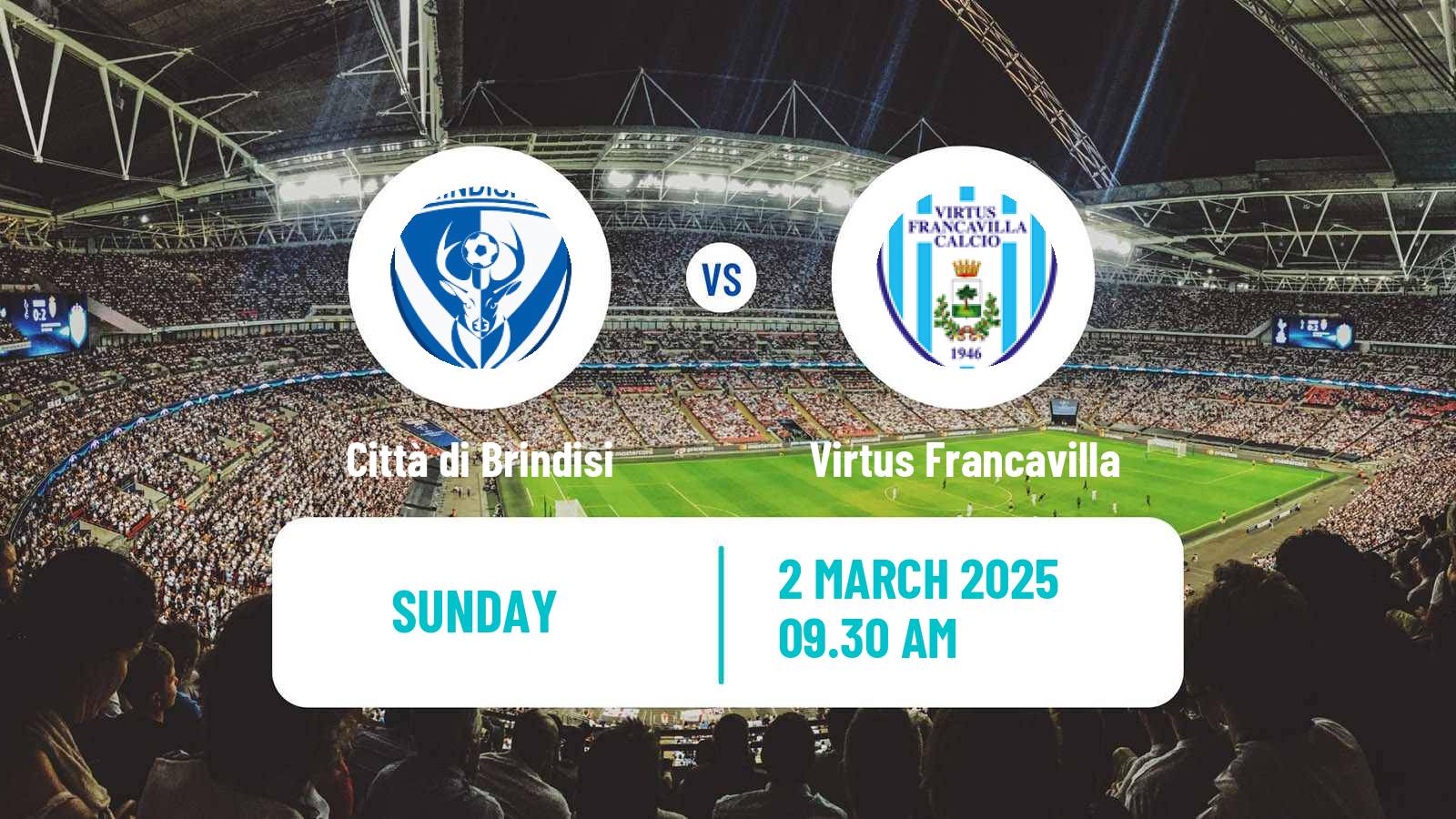 Soccer Italian Serie D - Group H Città di Brindisi - Virtus Francavilla