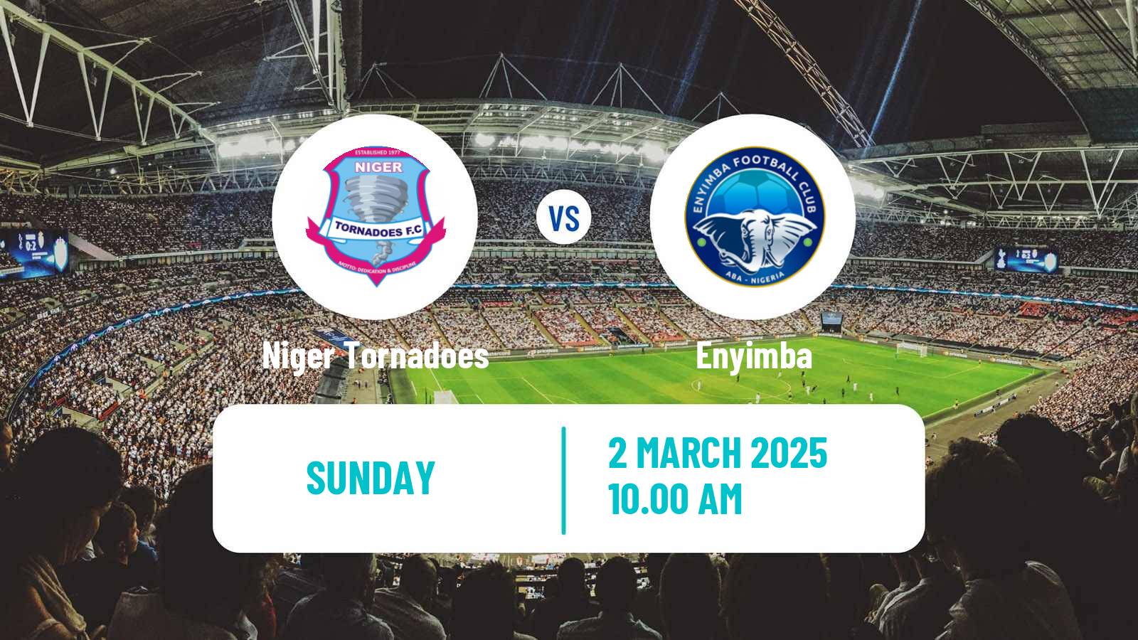 Soccer Nigerian Premier League Niger Tornadoes - Enyimba