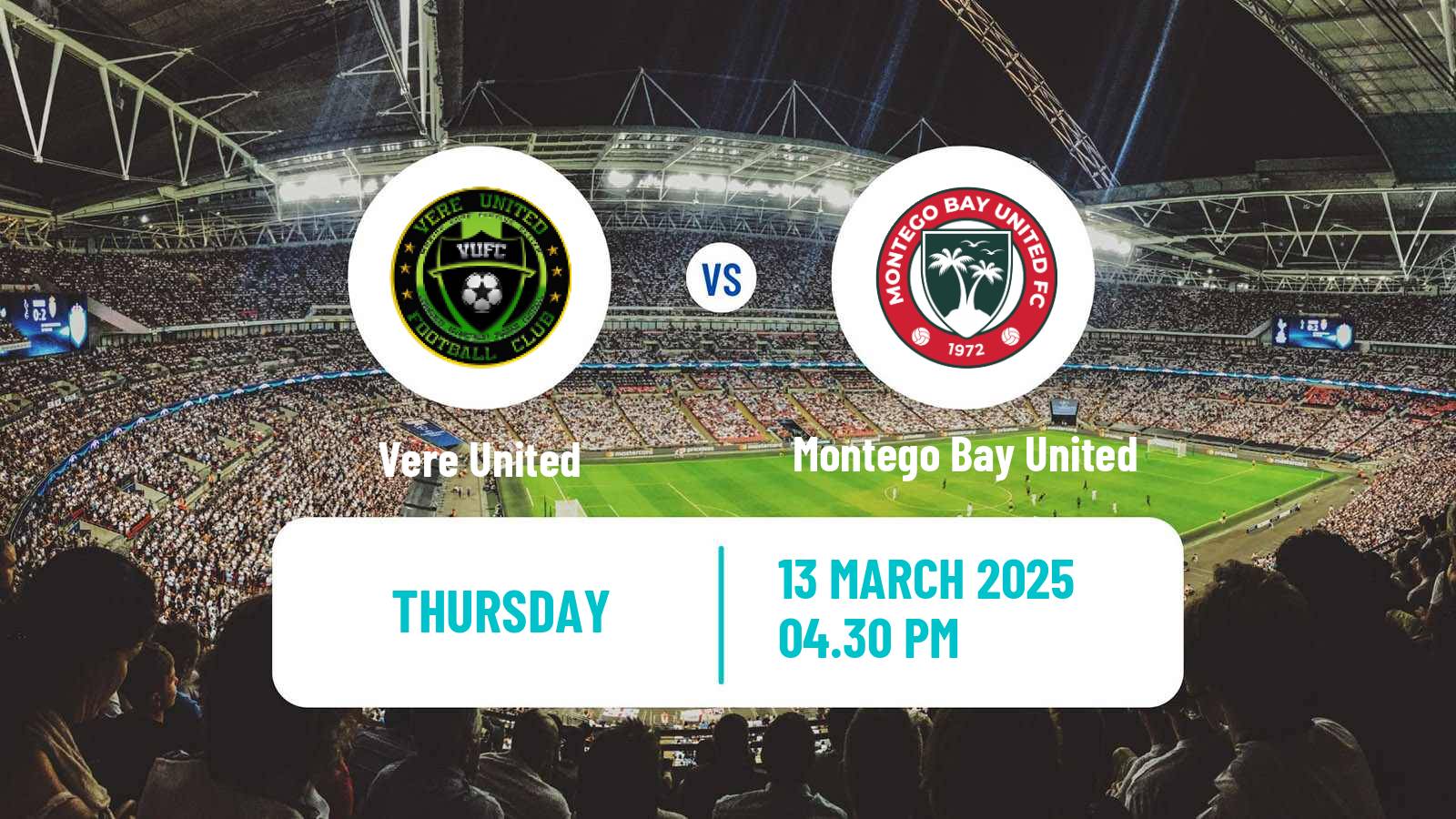 Soccer Jamaica National Premier League Vere United - Montego Bay United