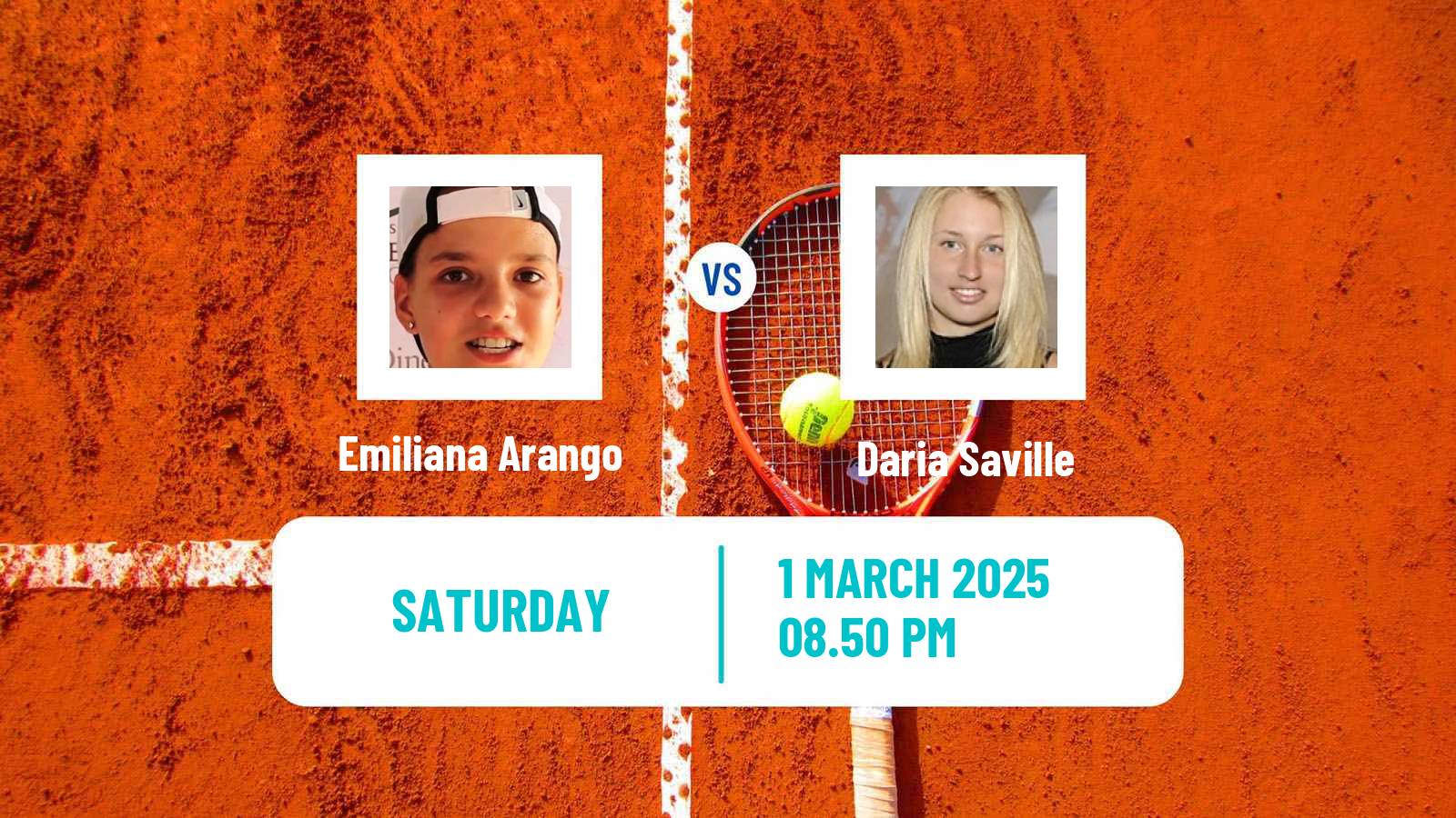 Tennis WTA Merida Emiliana Arango - Daria Saville