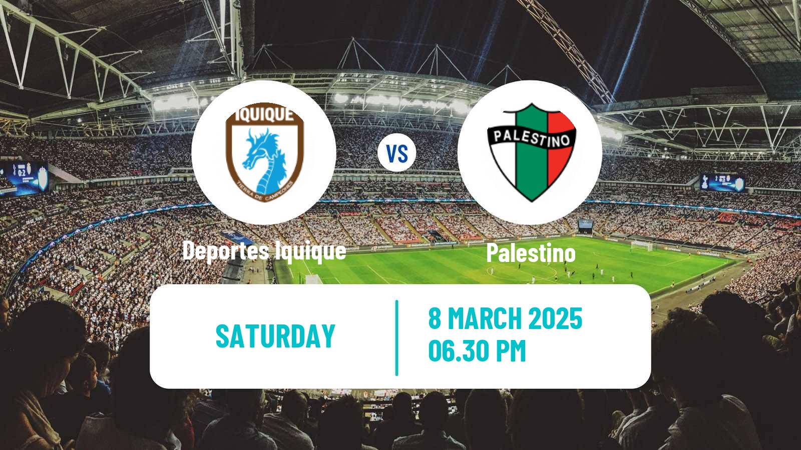Soccer Chilean Primera Division Deportes Iquique - Palestino