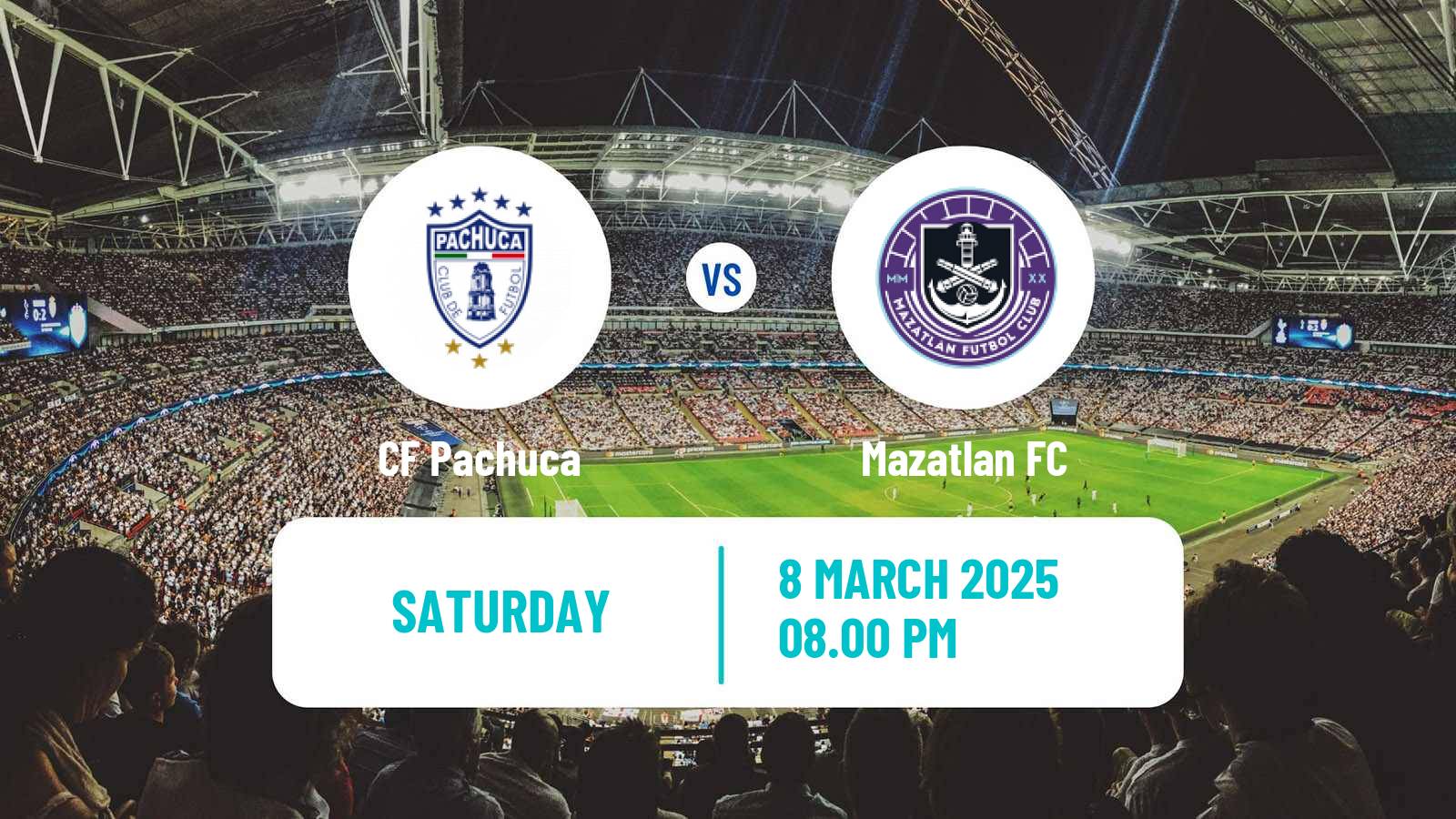 Soccer Mexican Liga MX Pachuca - Mazatlan
