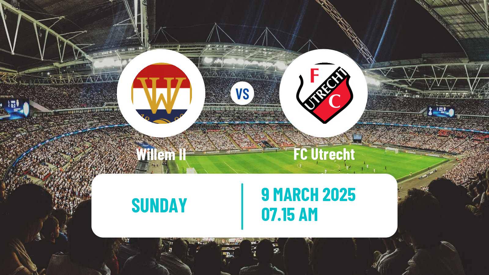 Soccer Dutch Eredivisie Willem II - Utrecht