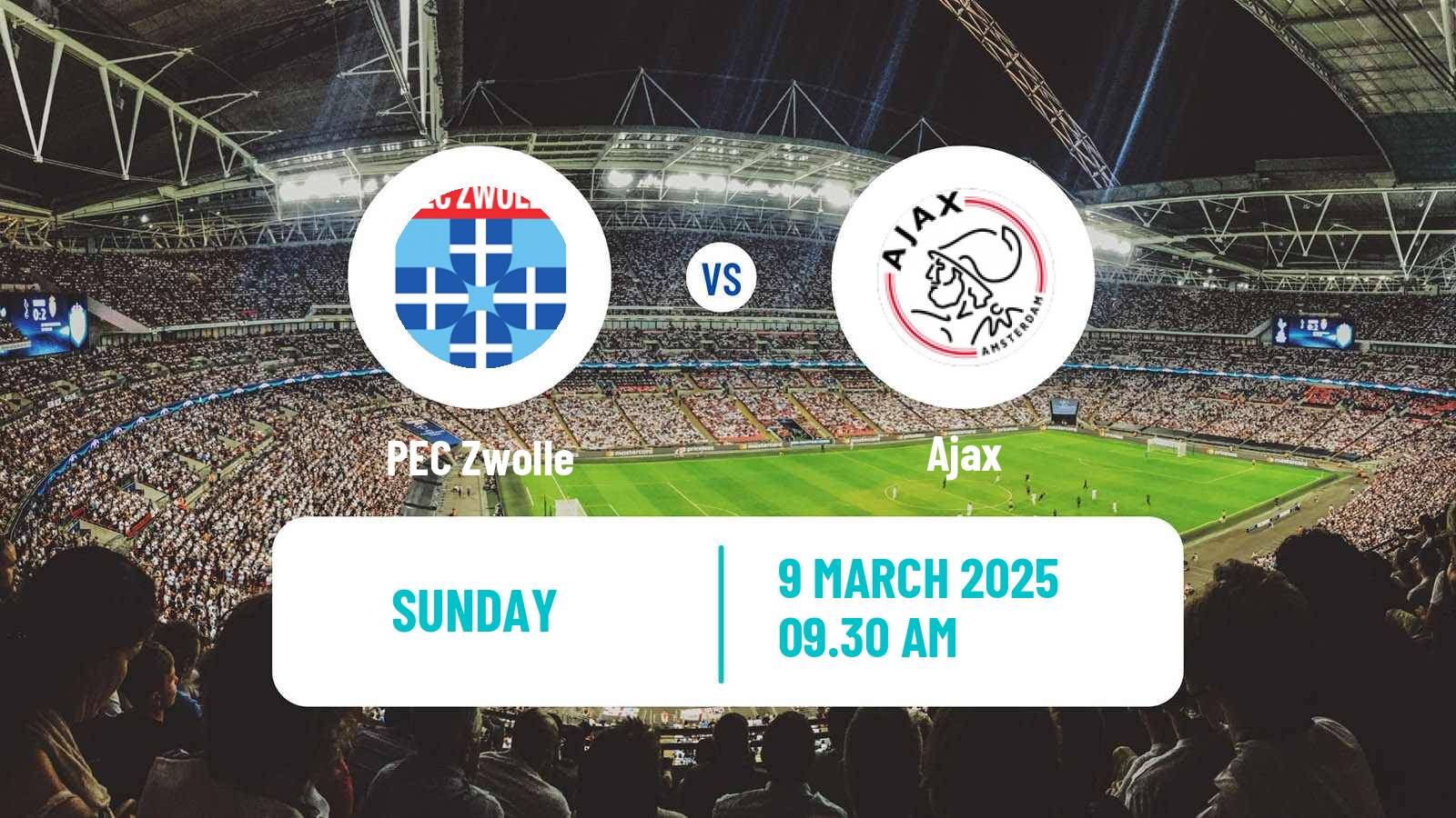 Soccer Dutch Eredivisie Zwolle - Ajax