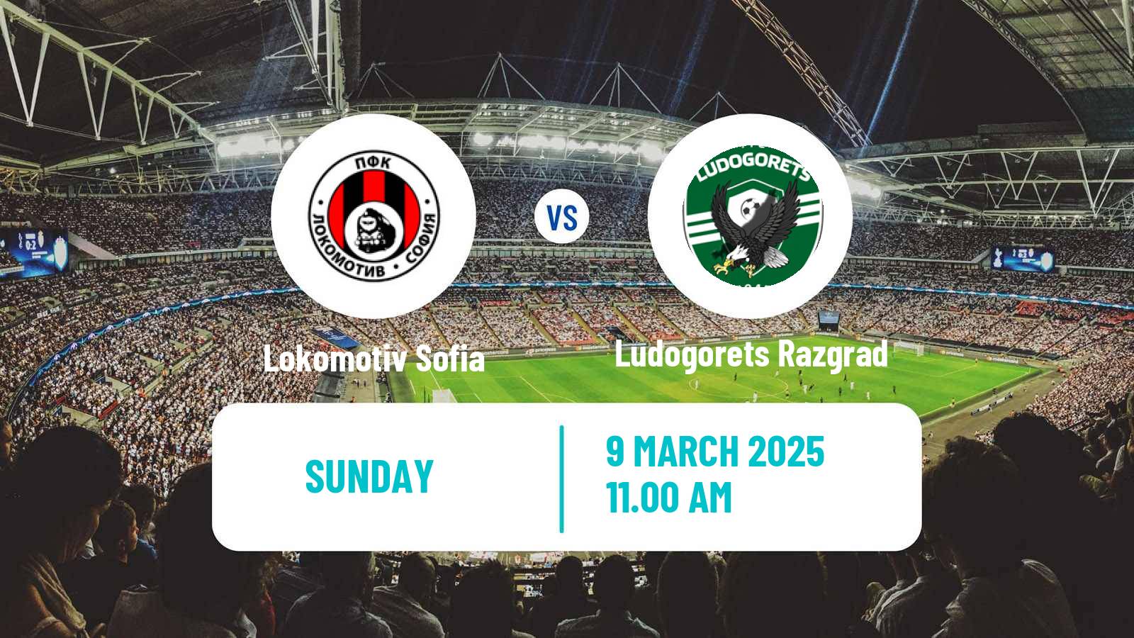 Soccer Bulgarian Parva Liga Lokomotiv Sofia - Ludogorets Razgrad