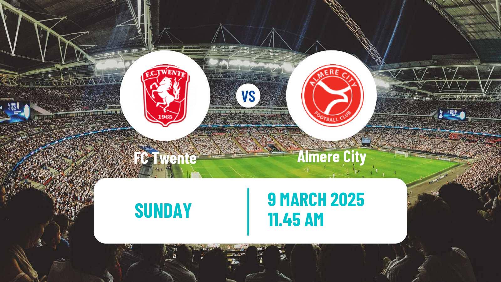 Soccer Dutch Eredivisie Twente - Almere City