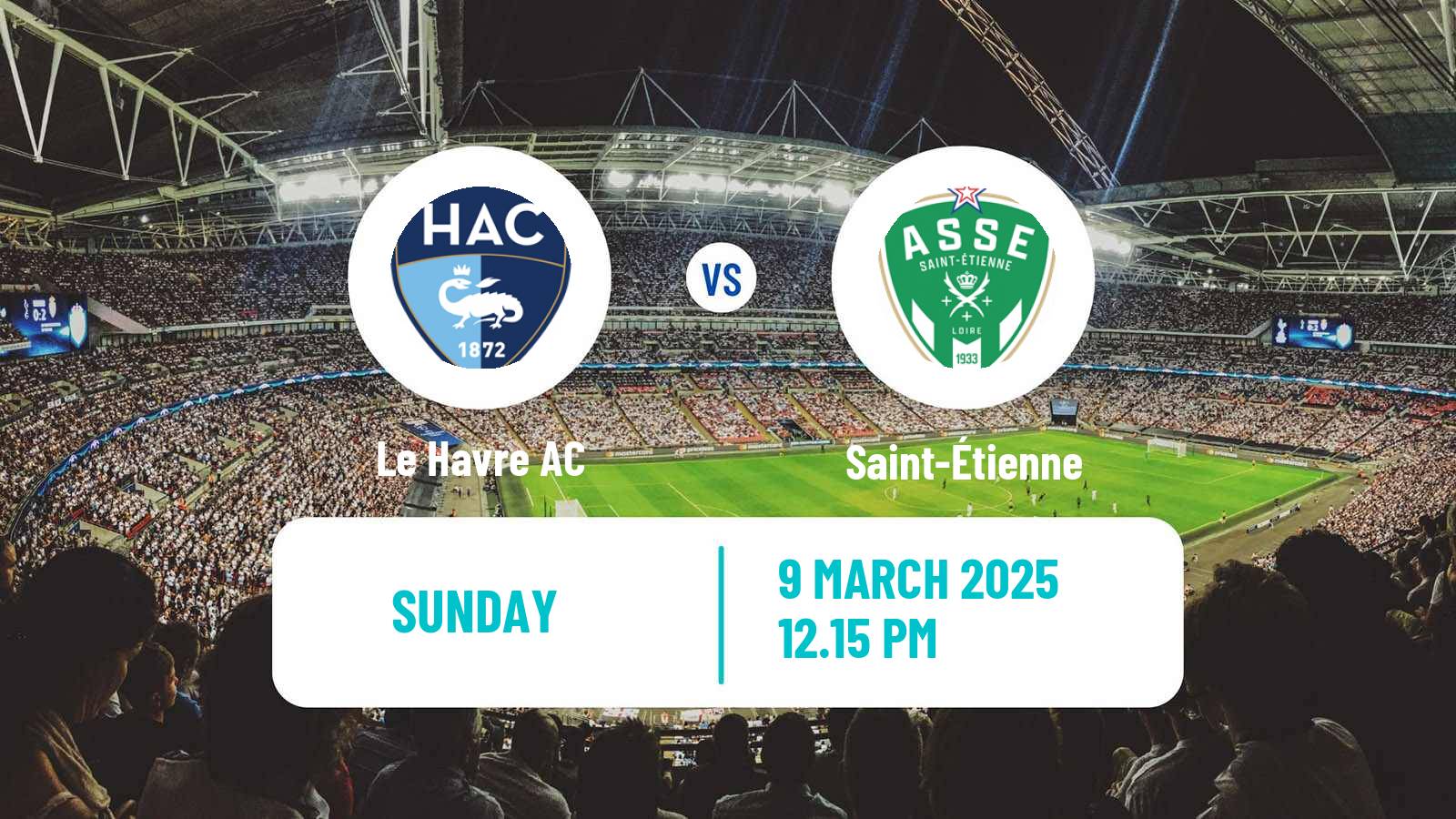 Soccer French Ligue 1 Le Havre - Saint-Étienne