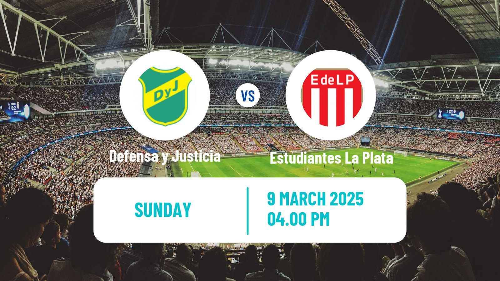 Soccer Argentinian Liga Profesional Defensa y Justicia - Estudiantes La Plata
