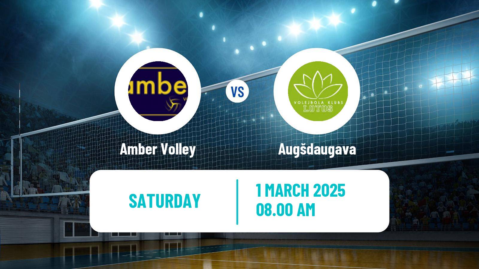 Volleyball Latvian Nacionala Liga Volleyball Amber Volley - Augšdaugava