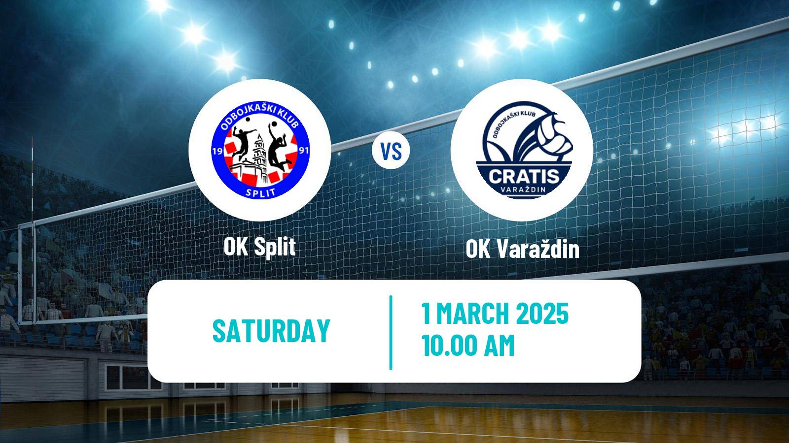 Volleyball Croatian Superliga Volleyball Split - Varaždin