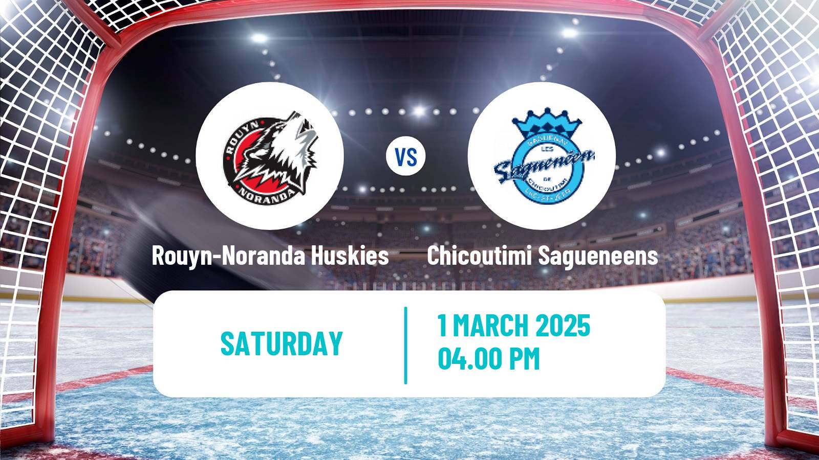Hockey QMJHL Rouyn-Noranda Huskies - Chicoutimi Sagueneens