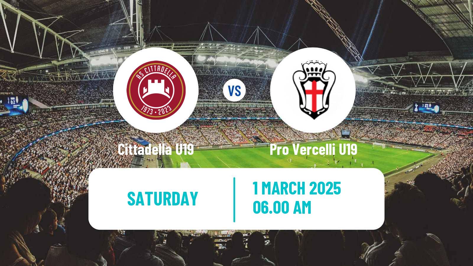 Soccer Italian Primavera 2 Cittadella U19 - Pro Vercelli U19