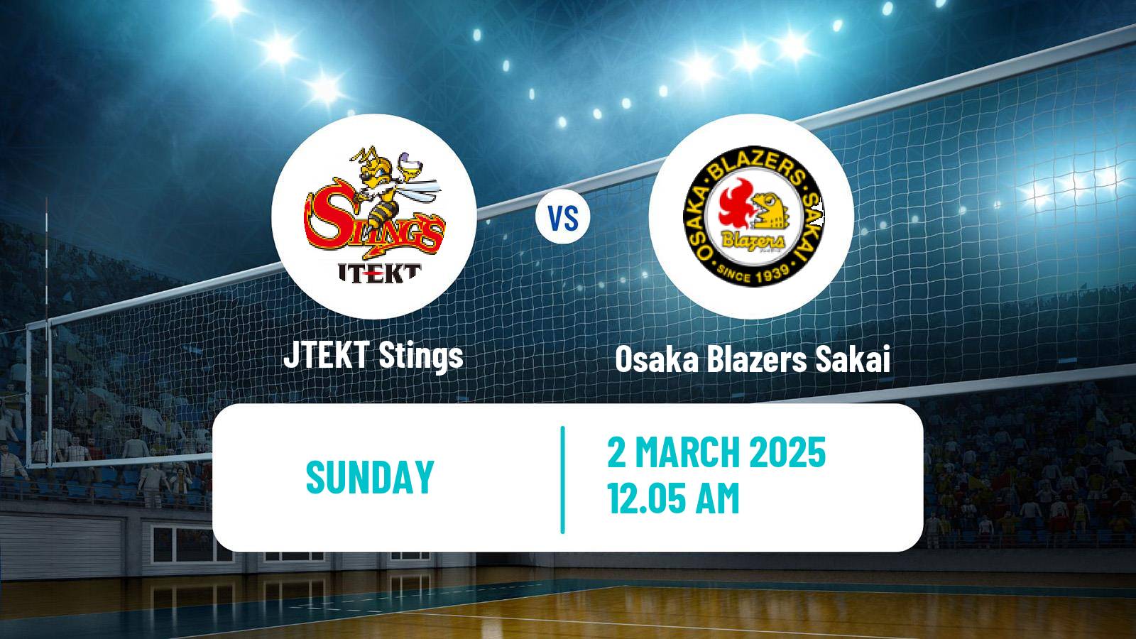 Volleyball Japan V Premier League JTEKT Stings - Osaka Blazers Sakai