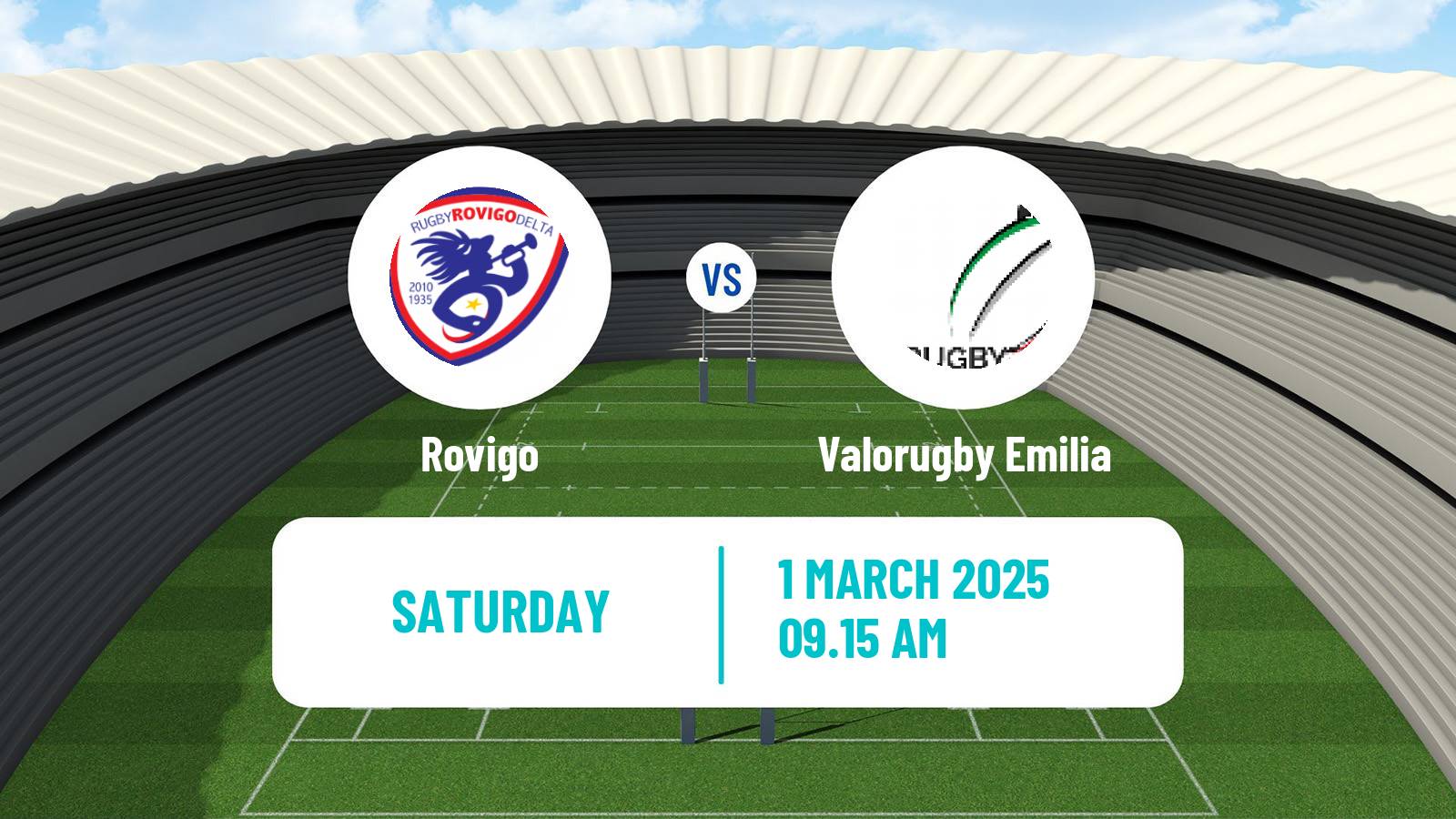 Rugby union Italian Top10 Rugby Union Rovigo - Valorugby Emilia