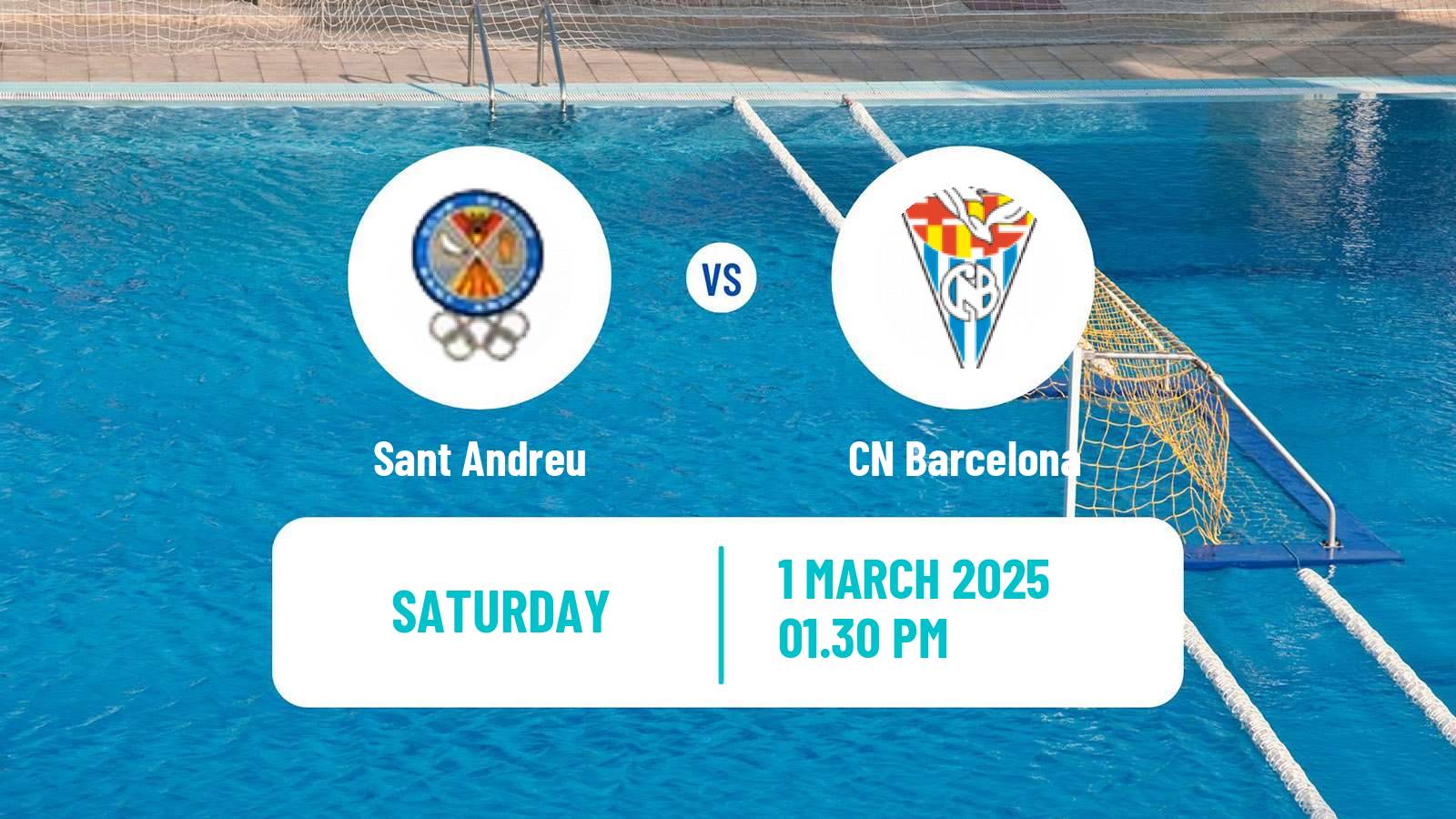 Water polo Spanish Liga Premaat Sant Andreu - Barcelona