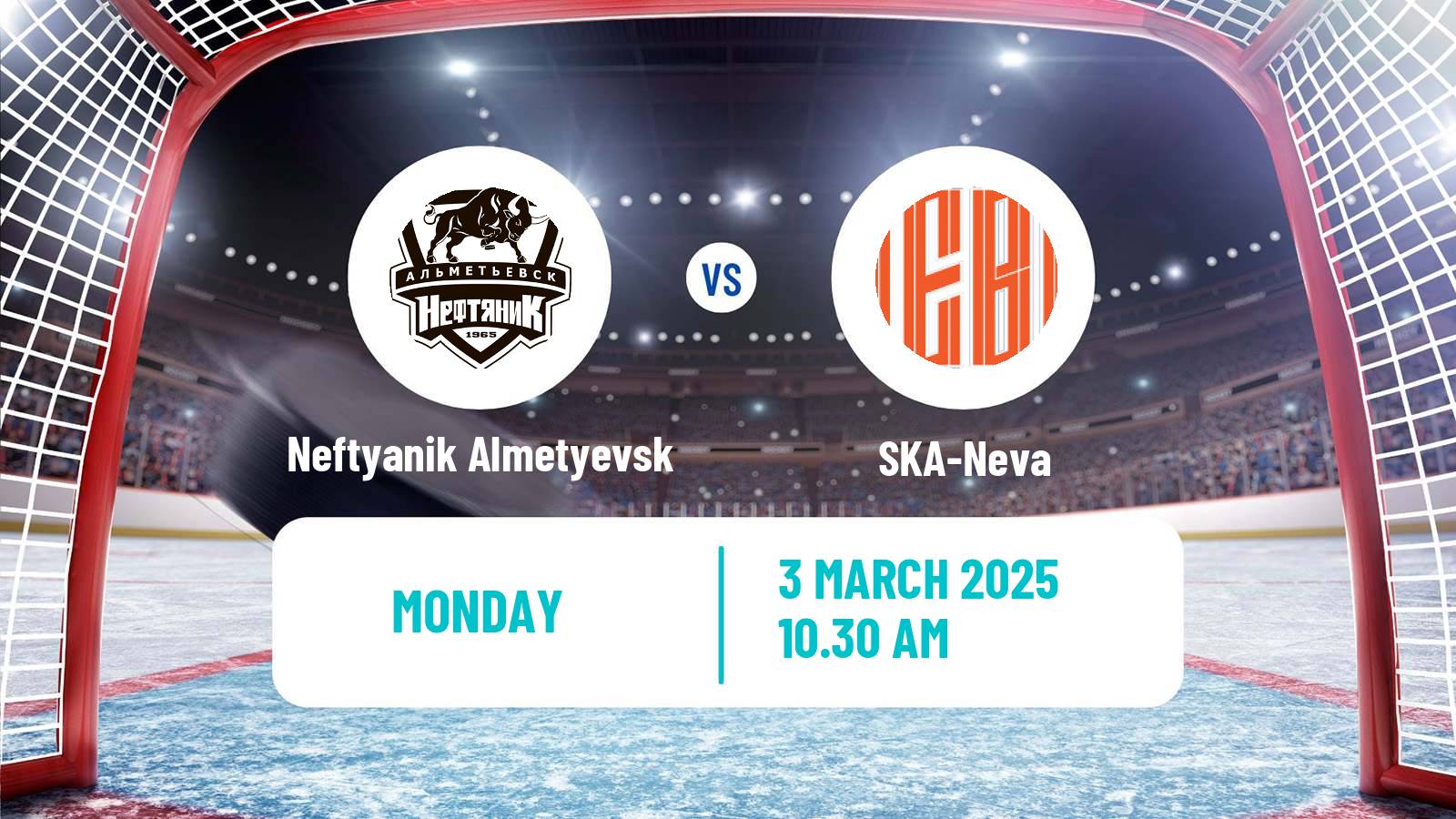 Hockey VHL Neftyanik Almetyevsk - SKA-Neva