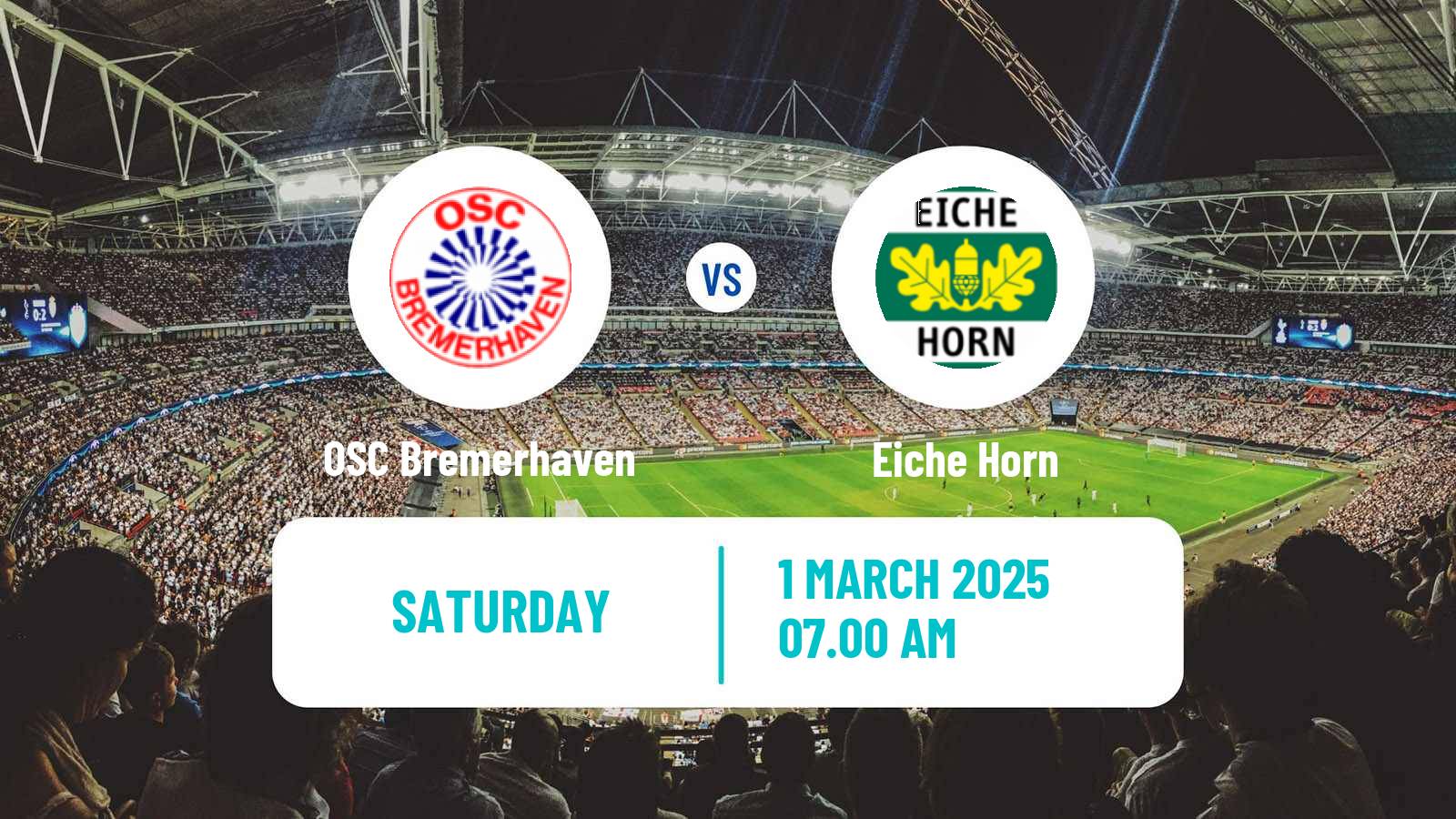 Soccer German Oberliga Bremen OSC Bremerhaven - Eiche Horn