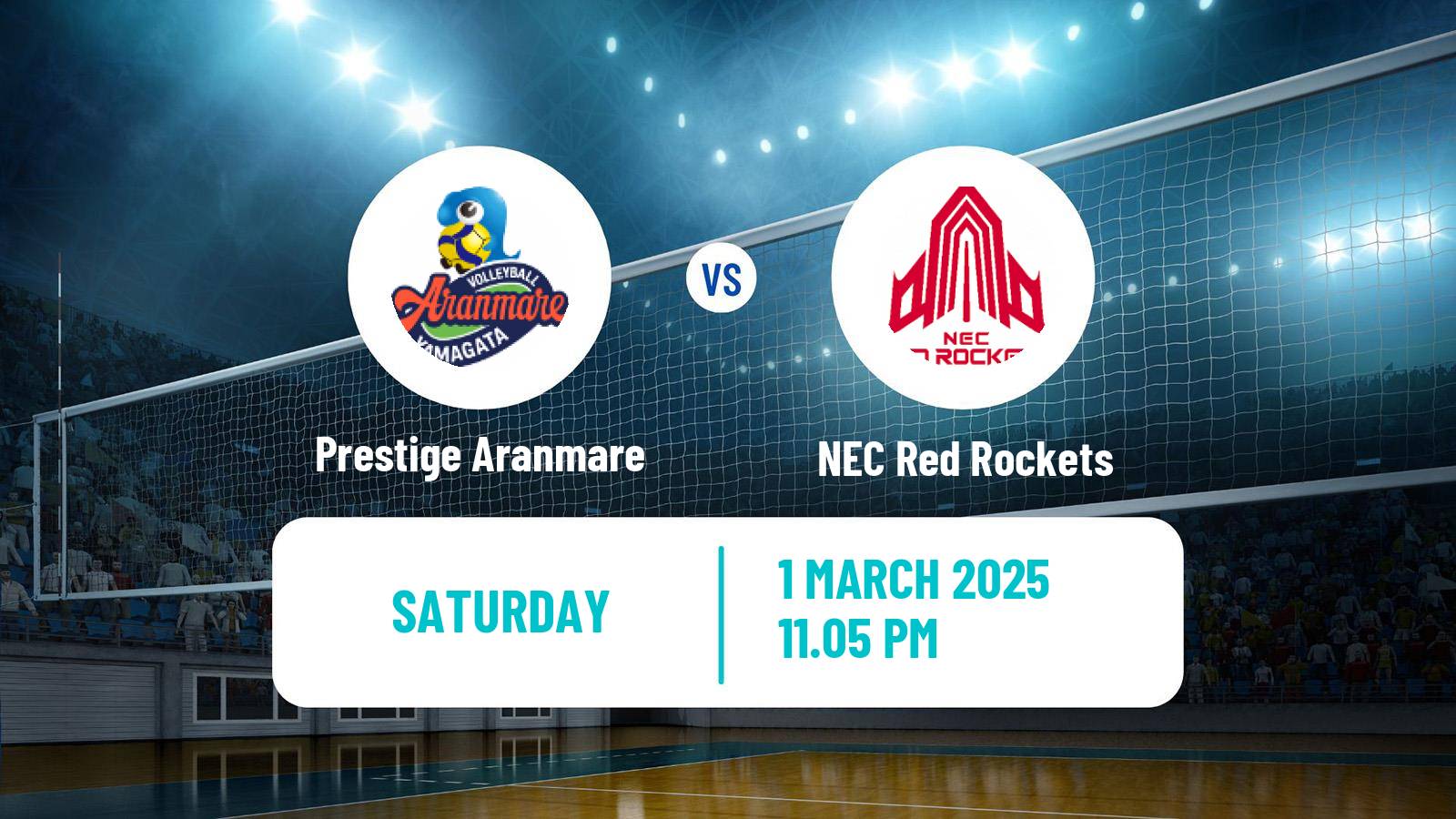 Volleyball Japan V Premier League Women Prestige Aranmare - NEC Red Rockets