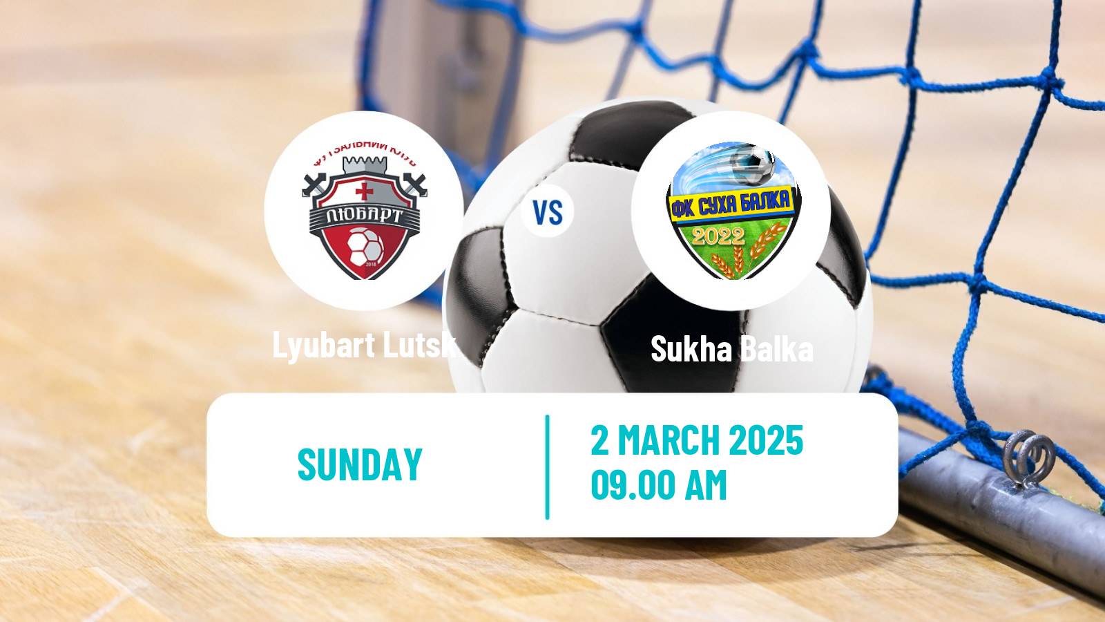 Futsal Ukrainian Extra Liga Futsal Lyubart Lutsk - Sukha Balka