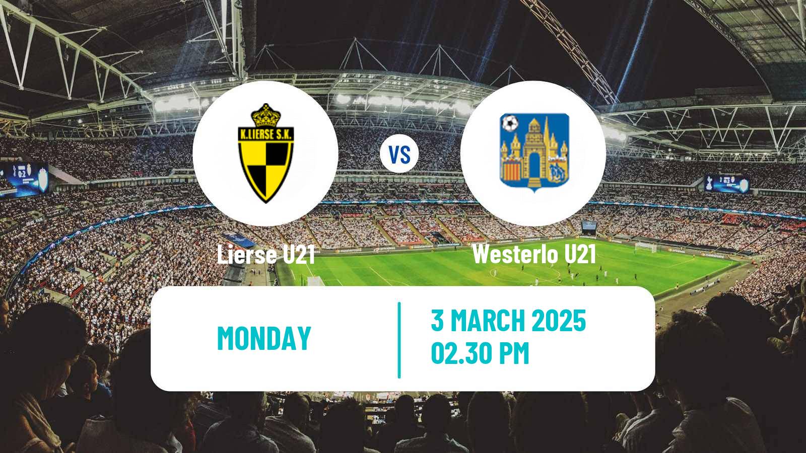Football Belgian Pro League U21 Lierse U21 - Westerlo U21