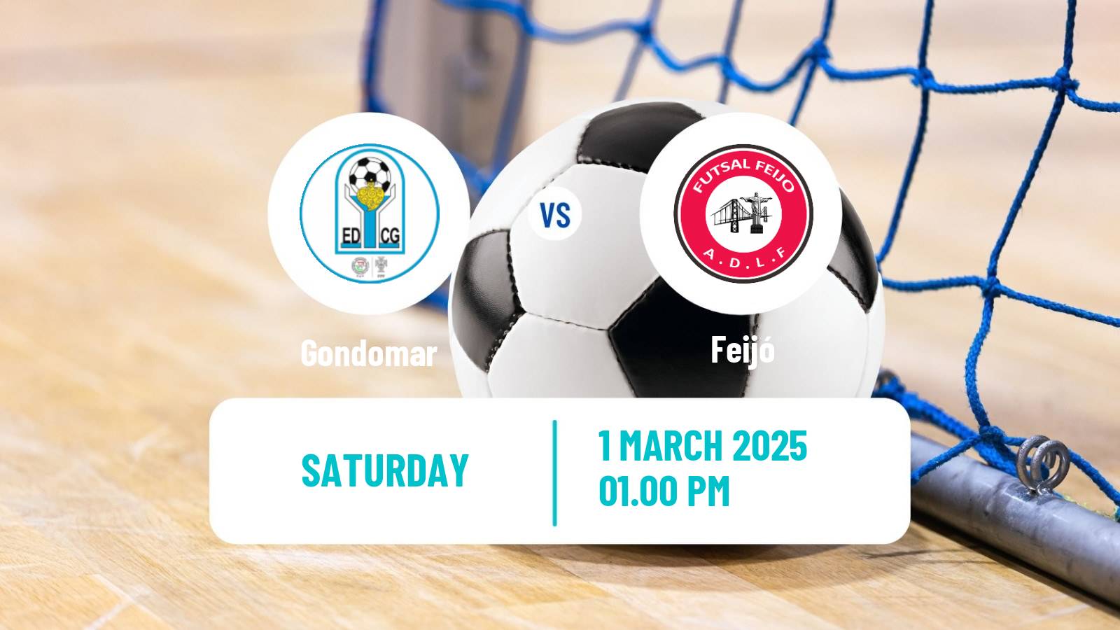 Futsal Portuguese Liga Placard Futsal Women Gondomar - Feijó