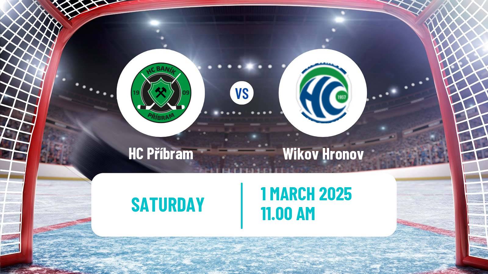 Hockey Czech 2 Liga Hockey West Příbram - Wikov Hronov
