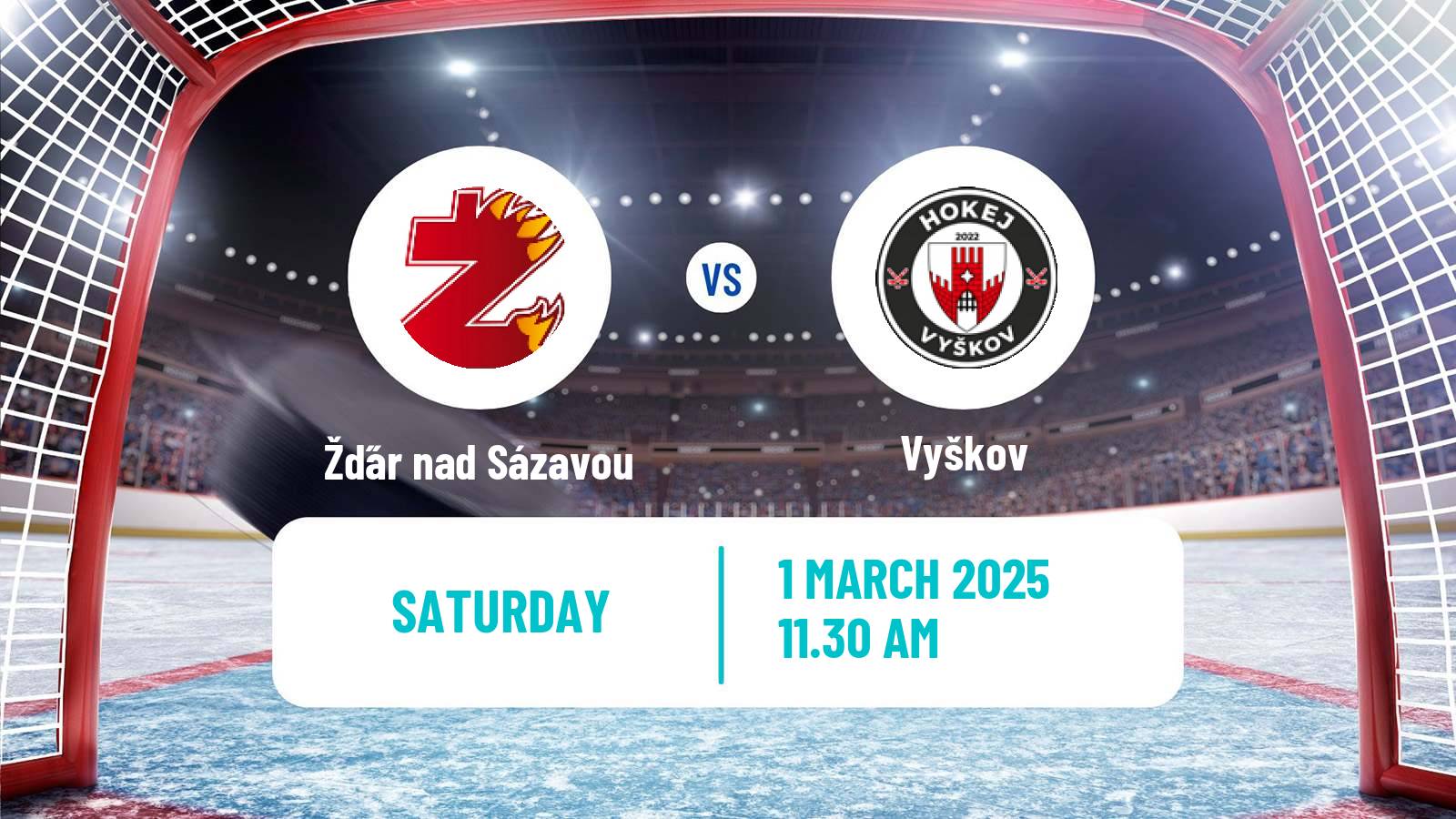 Hockey Czech 2 Liga Hockey East Žďár nad Sázavou - Vyškov