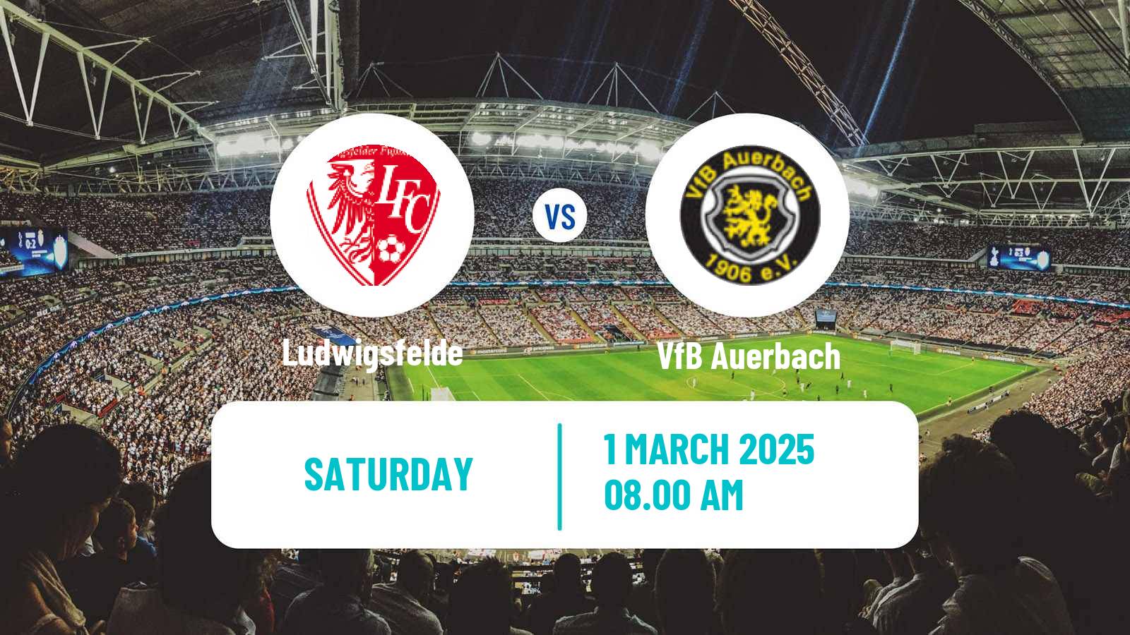 Soccer German Oberliga NOFV- Süd Ludwigsfelde - Auerbach