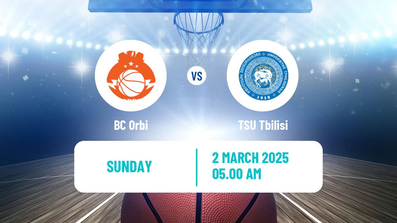 Basketball Georgian Superleague Basketball Orbi - TSU Tbilisi