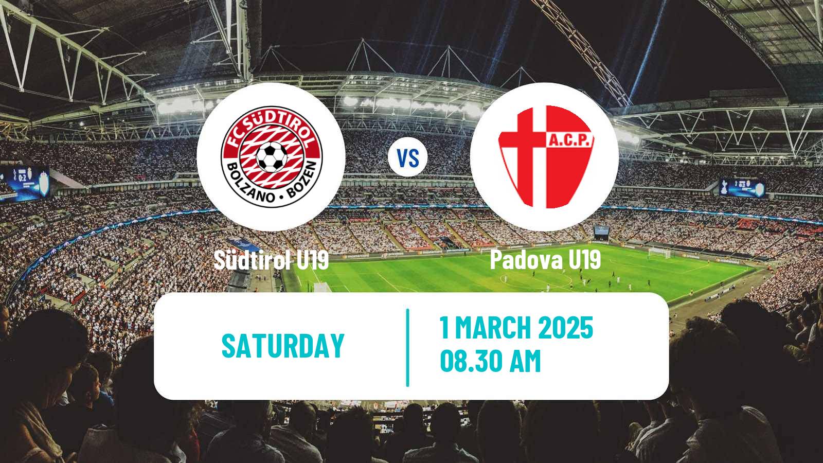 Soccer Italian Primavera 2 Südtirol U19 - Padova U19