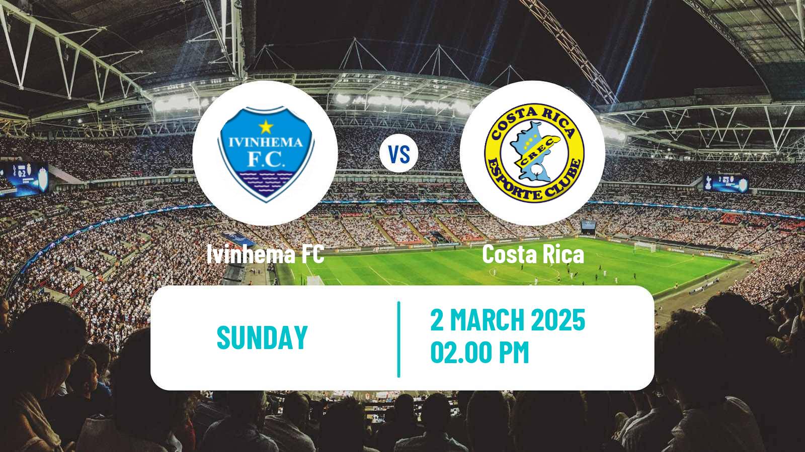 Soccer Brazilian Campeonato Sul-Matogrossense Ivinhema - Costa Rica