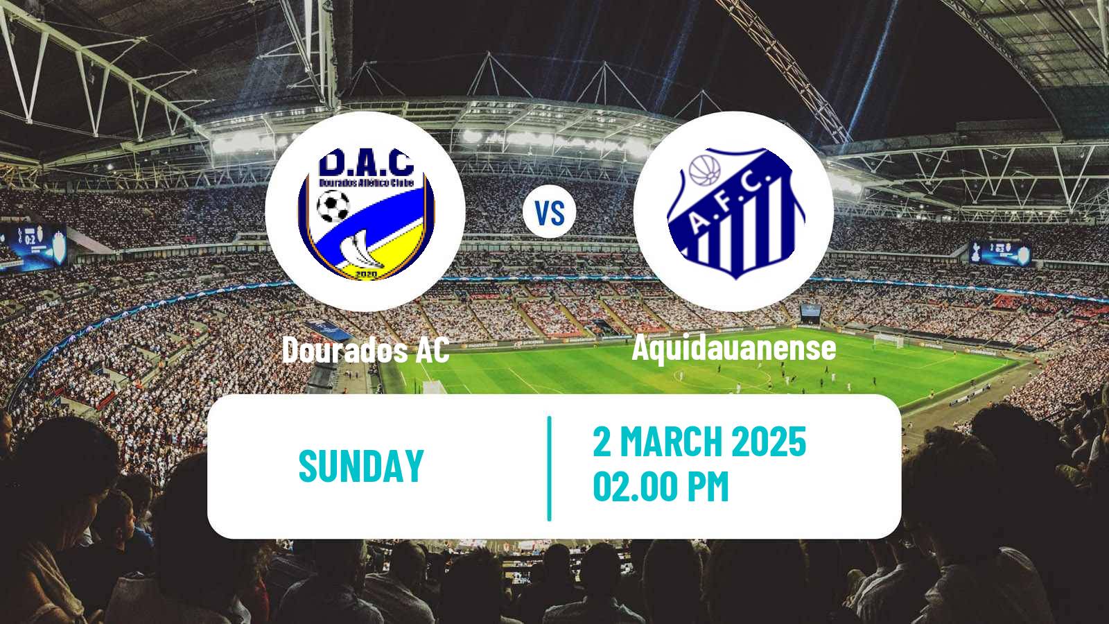 Soccer Brazilian Campeonato Sul-Matogrossense Dourados - Aquidauanense