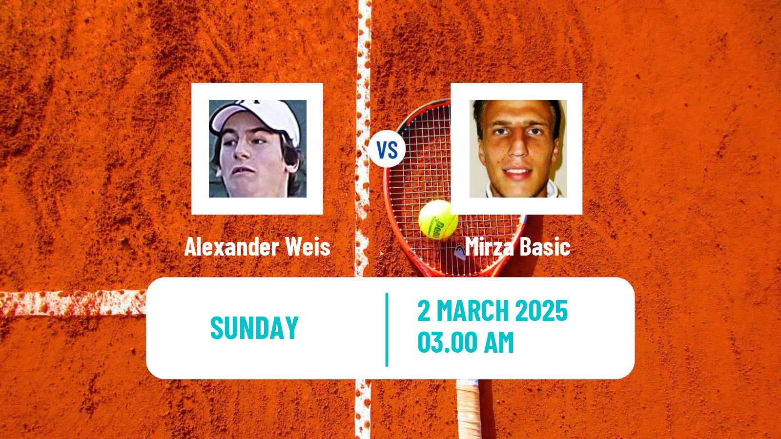 Tennis ITF M15 Antalya 6 Men Alexander Weis - Mirza Basic