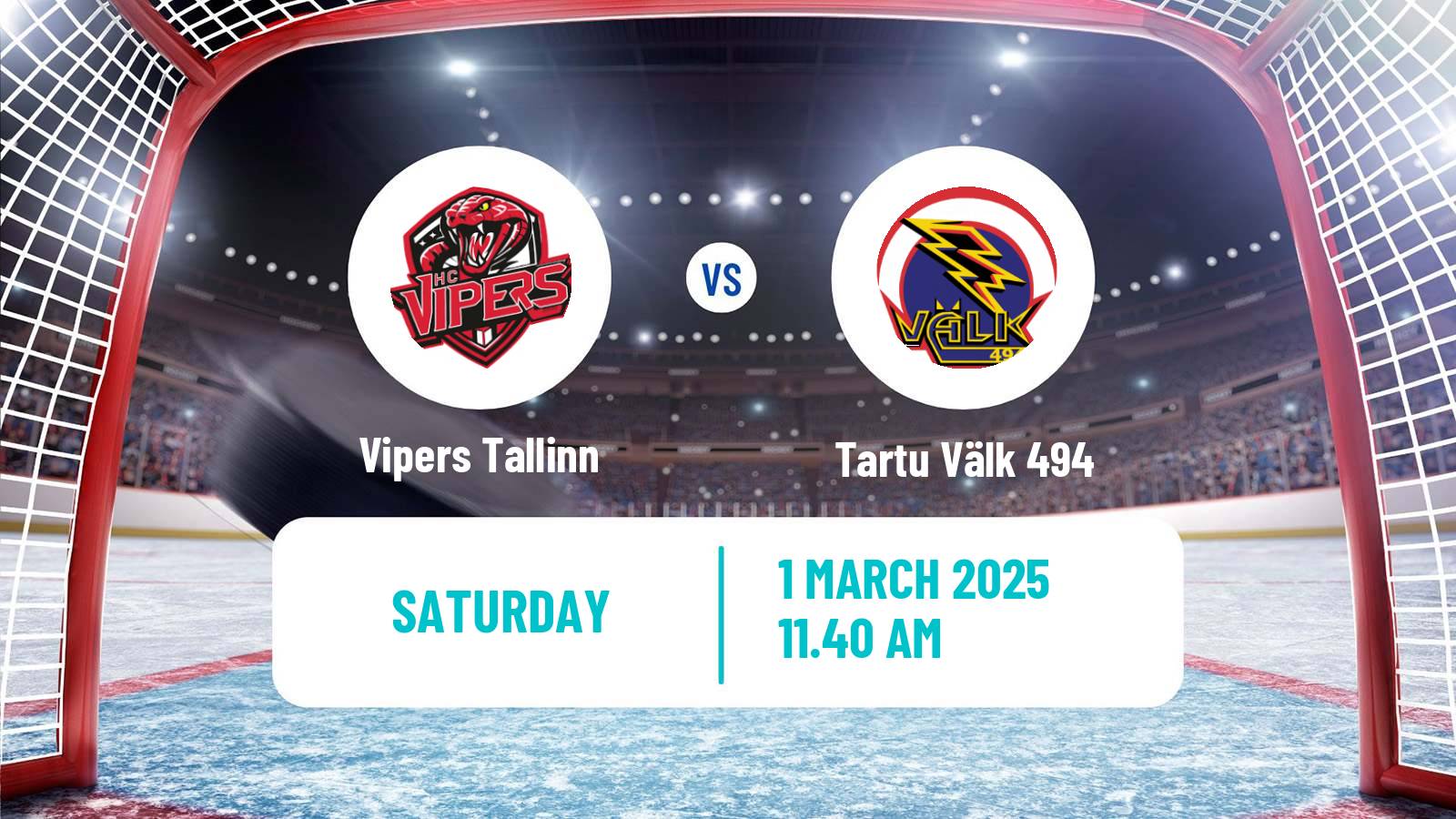 Hockey Estonian Hokiliiga Vipers Tallinn - Tartu Välk 494